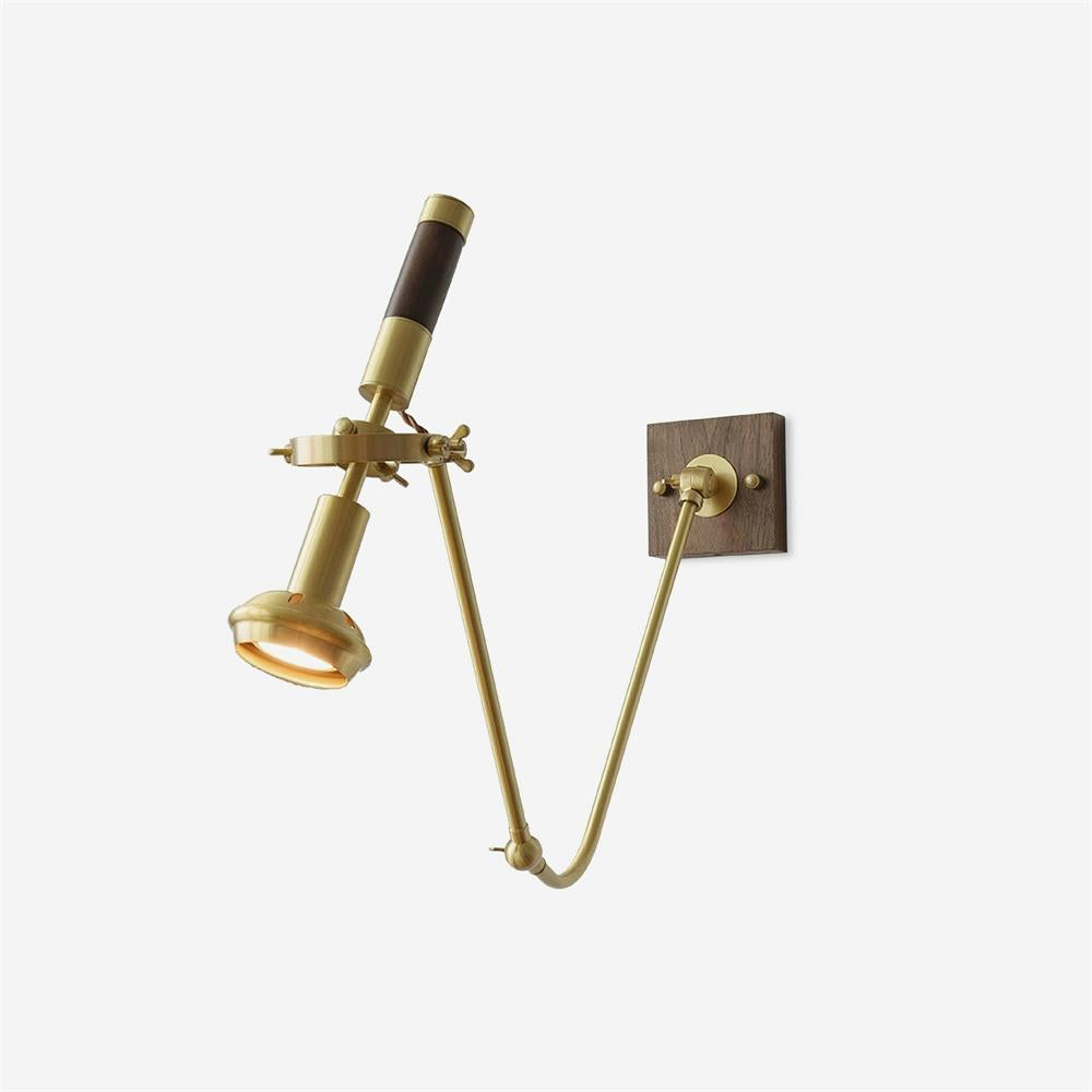 Avrenwren Brass Wall Light-Moonnatur