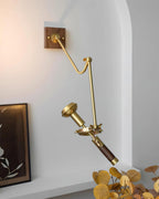 Avrenwren Brass Wall Light-Moonnatur