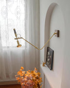 Avrenwren Brass Wall Light-Moonnatur