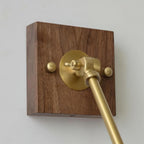 Avrenwren Brass Wall Light-Moonnatur