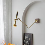 Avrenwren Brass Wall Light-Moonnatur