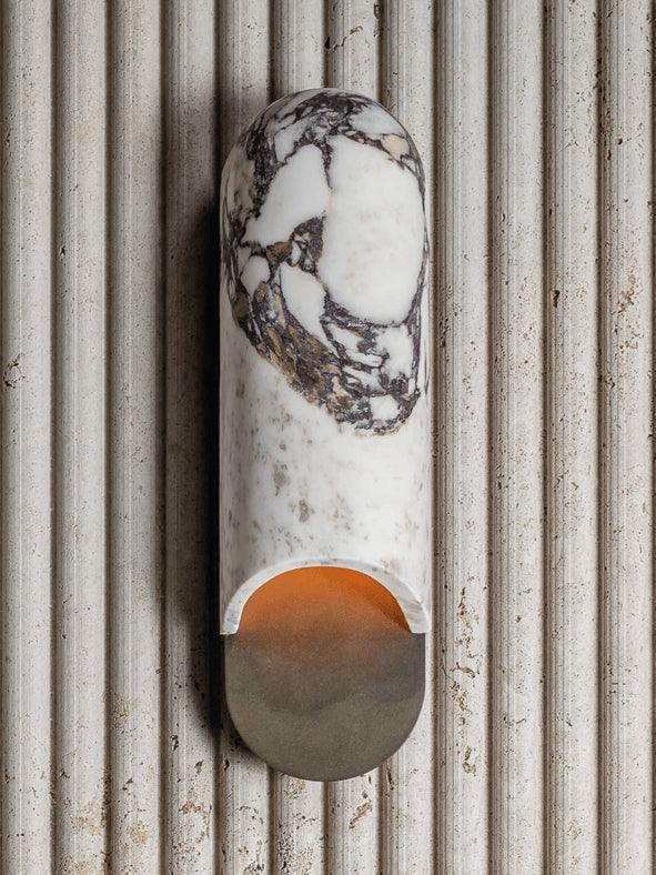 Glenena Marble Wall Light-Moonnatur