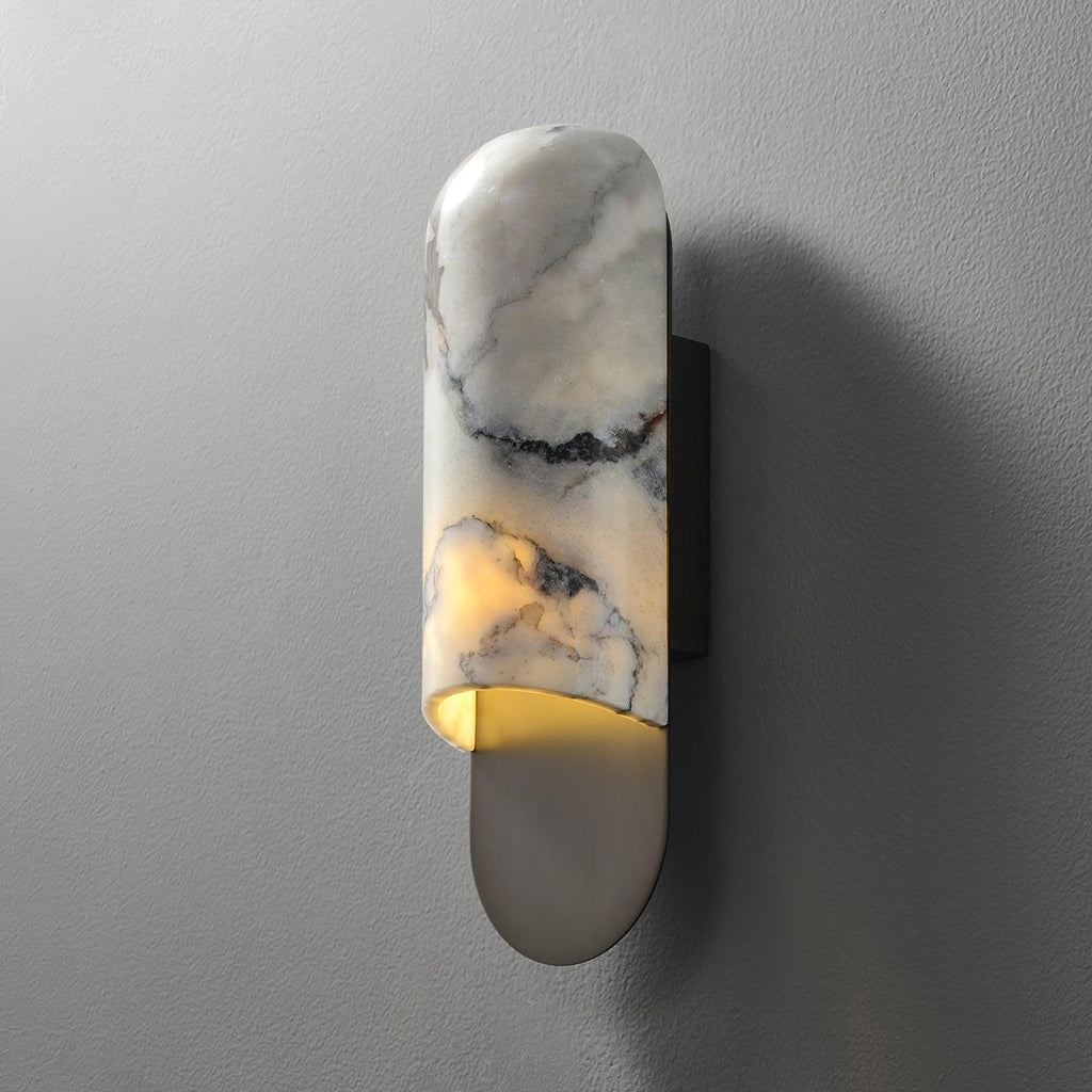 Glenena Marble Wall Light-Moonnatur