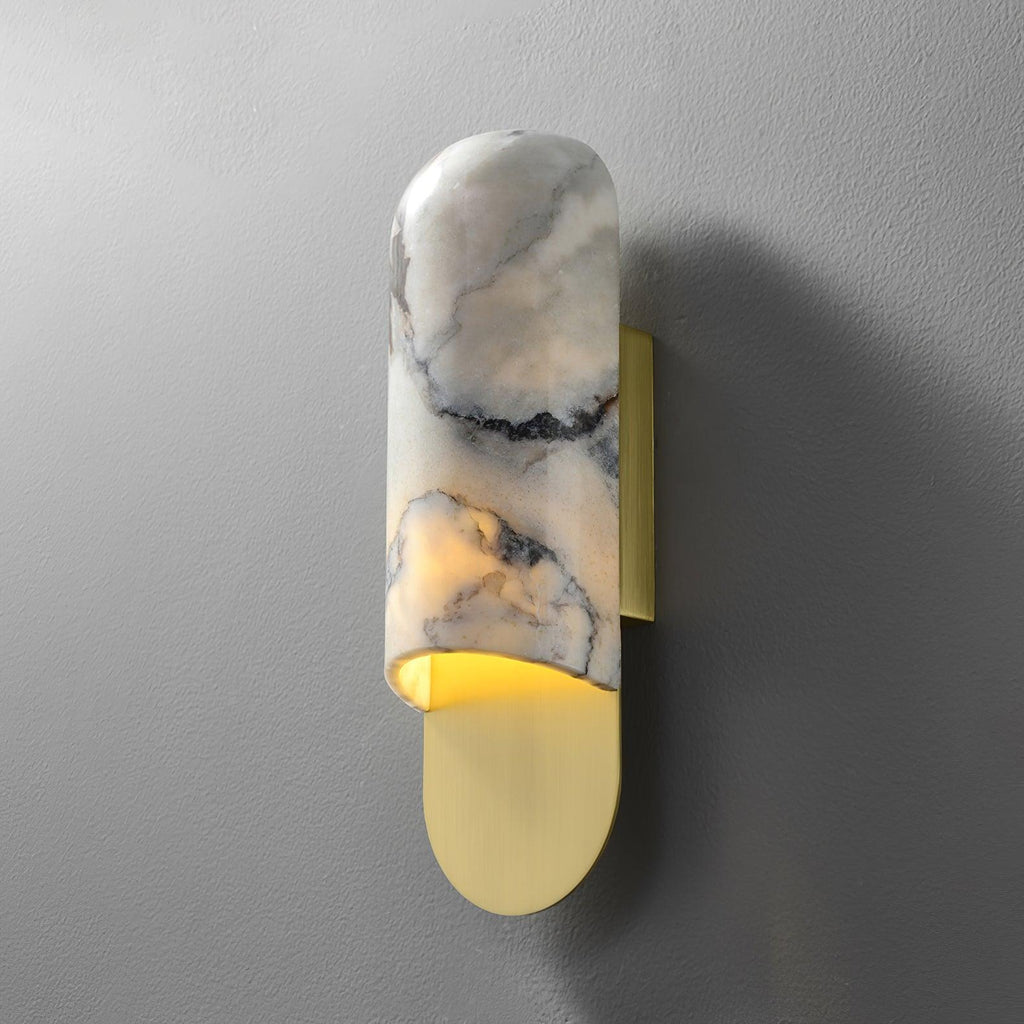 Glenena Marble Wall Light-Moonnatur
