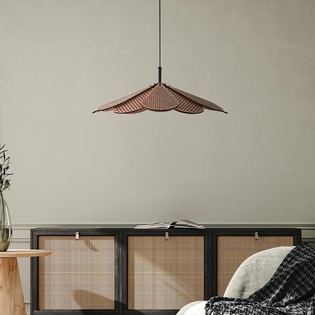 Helrenina Wood Pendant Light-Moonnatur