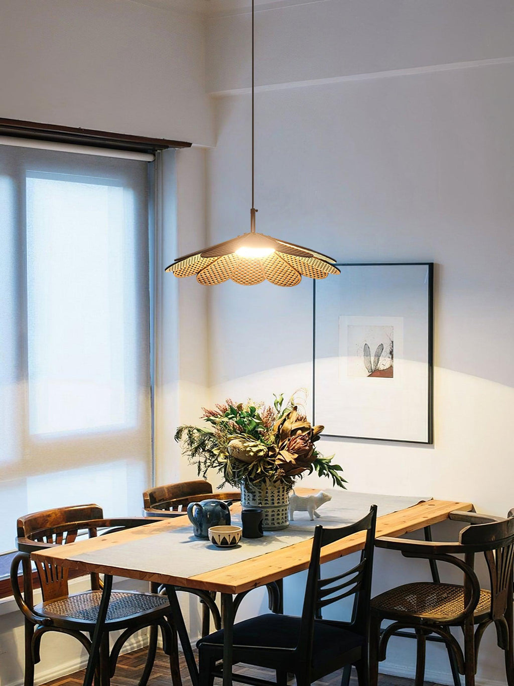 Helrenina Wood Pendant Light-Moonnatur