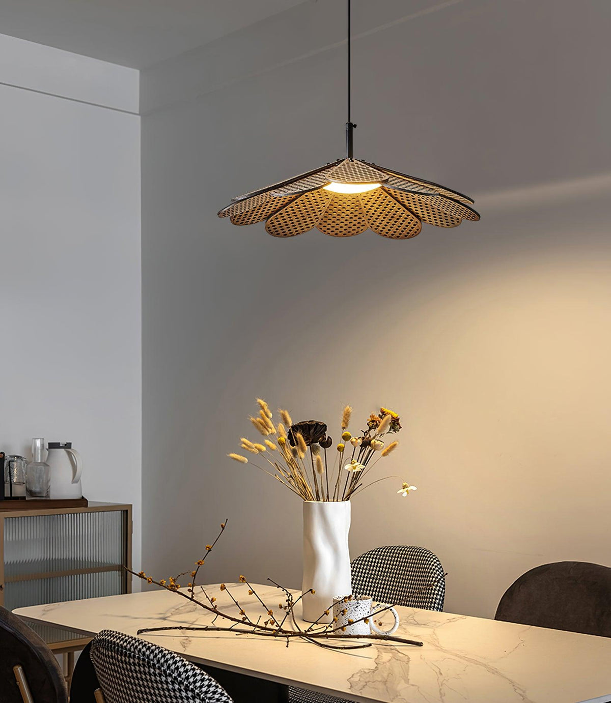Helrenina Wood Pendant Light-Moonnatur