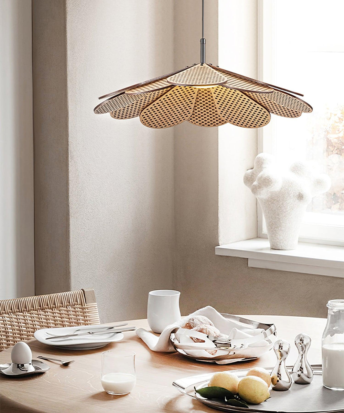 Helrenina Wood Pendant Light-Moonnatur