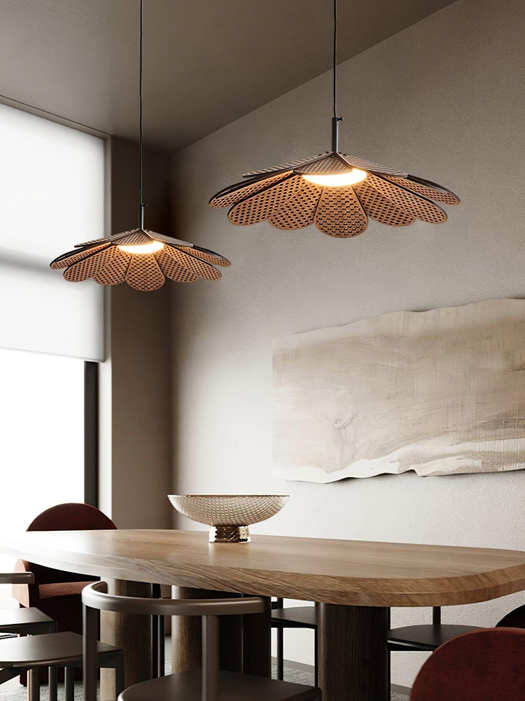 Helrenina Wood Pendant Light-Moonnatur