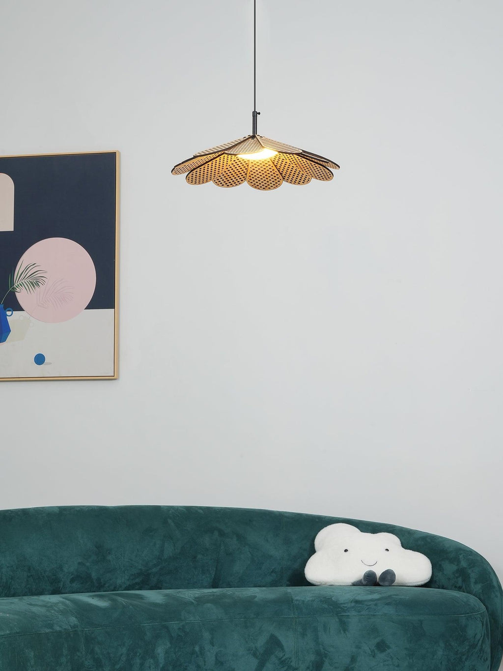 Helrenina Wood Pendant Light-Moonnatur