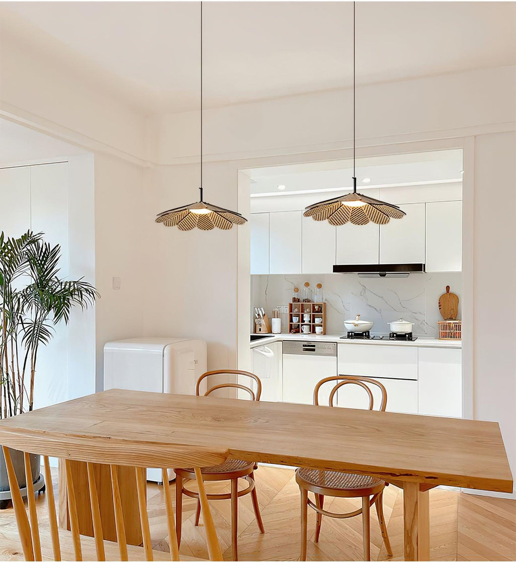 Helrenina Wood Pendant Light-Moonnatur