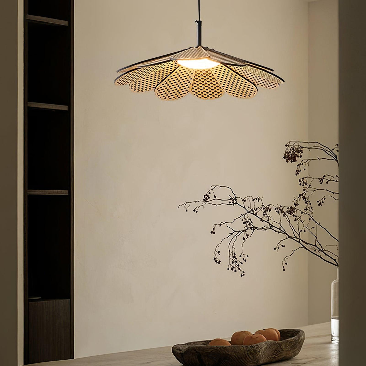 Helrenina Wood Pendant Light-Moonnatur