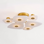 Lathenbrook Alabaster Ceiling Light-Moonnatur