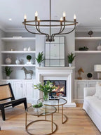 Perrinina Brass Chandelier-Moonnatur