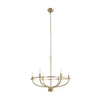 Perrinina Brass Chandelier-Moonnatur