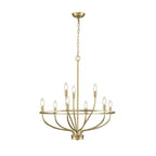 Perrinina Brass Chandelier-Moonnatur