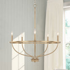 Perrinina Brass Chandelier-Moonnatur