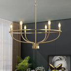 Perrinina Brass Chandelier-Moonnatur