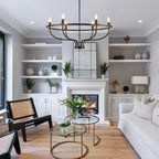 Perrinina Brass Chandelier-Moonnatur