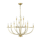 Perrinina Brass Chandelier-Moonnatur