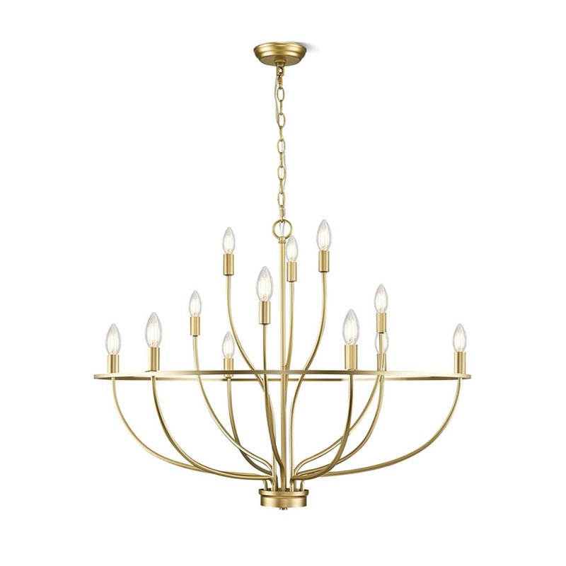 Perrinina Brass Chandelier-Moonnatur