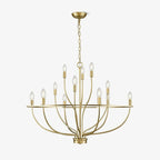 Perrinina Brass Chandelier-Moonnatur