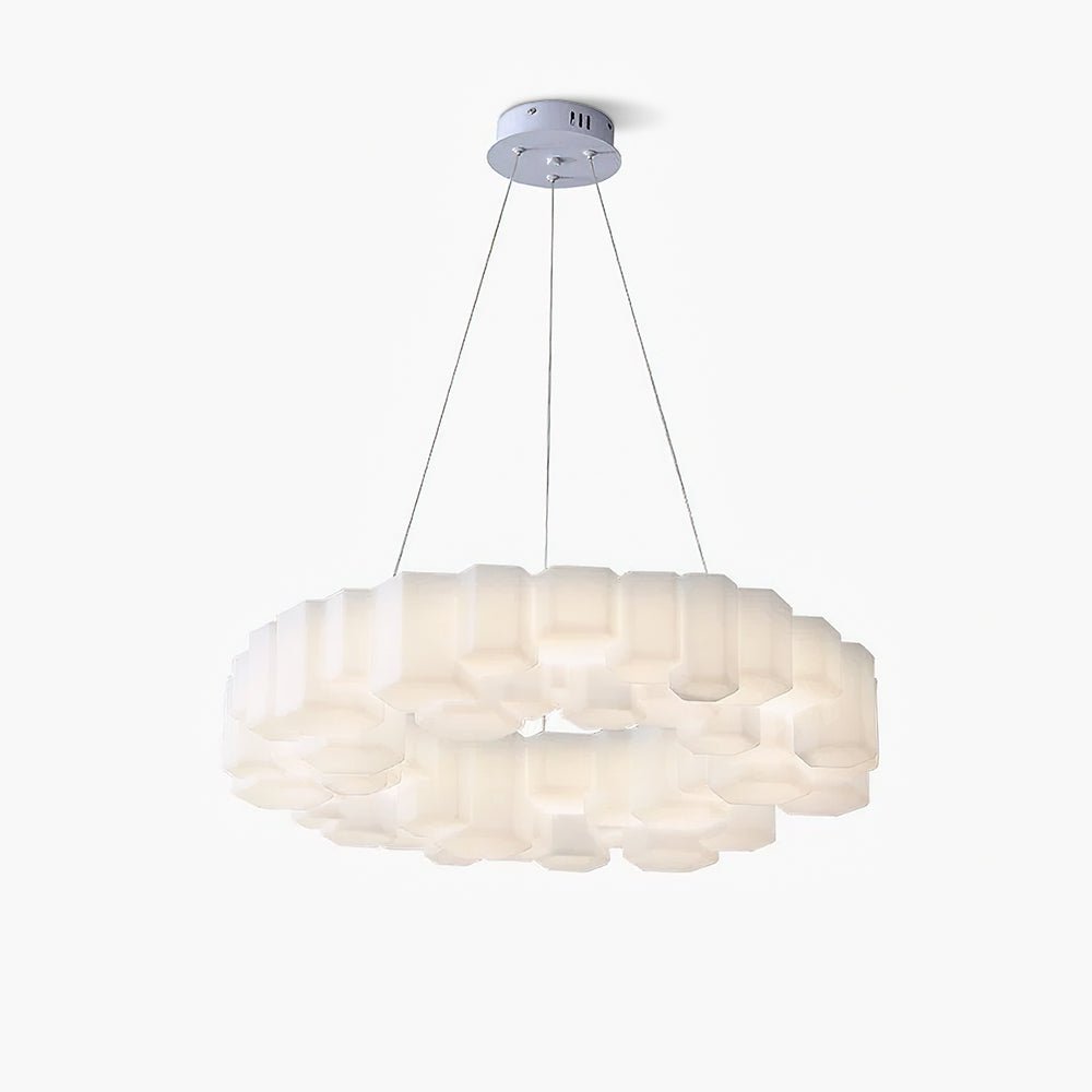 Ovenna Plastic Chandelier-Moonnatur