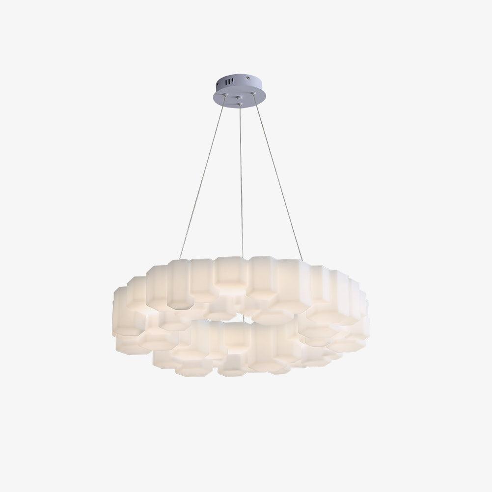 Ovenna Plastic Chandelier-Moonnatur