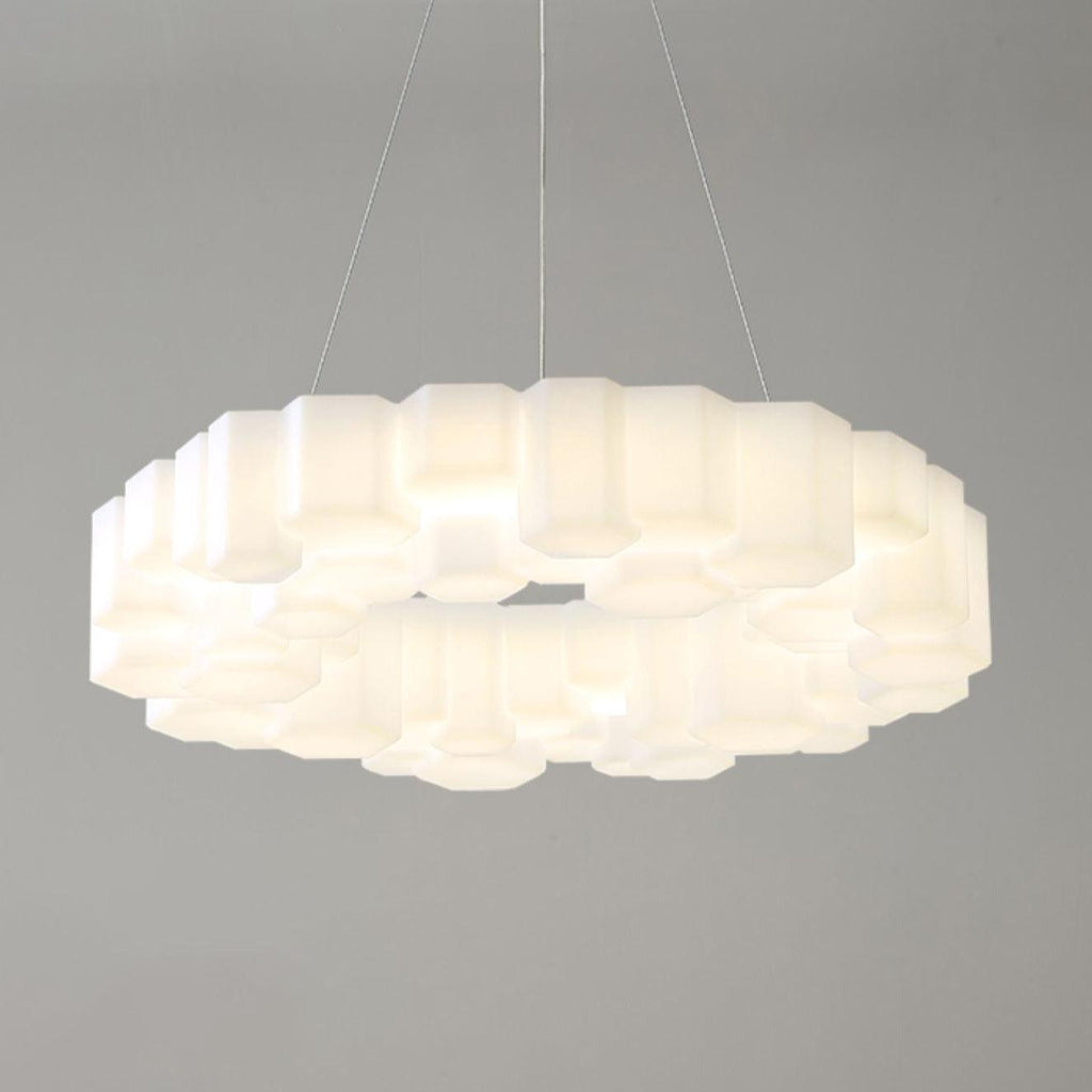 Ovenna Plastic Chandelier-Moonnatur