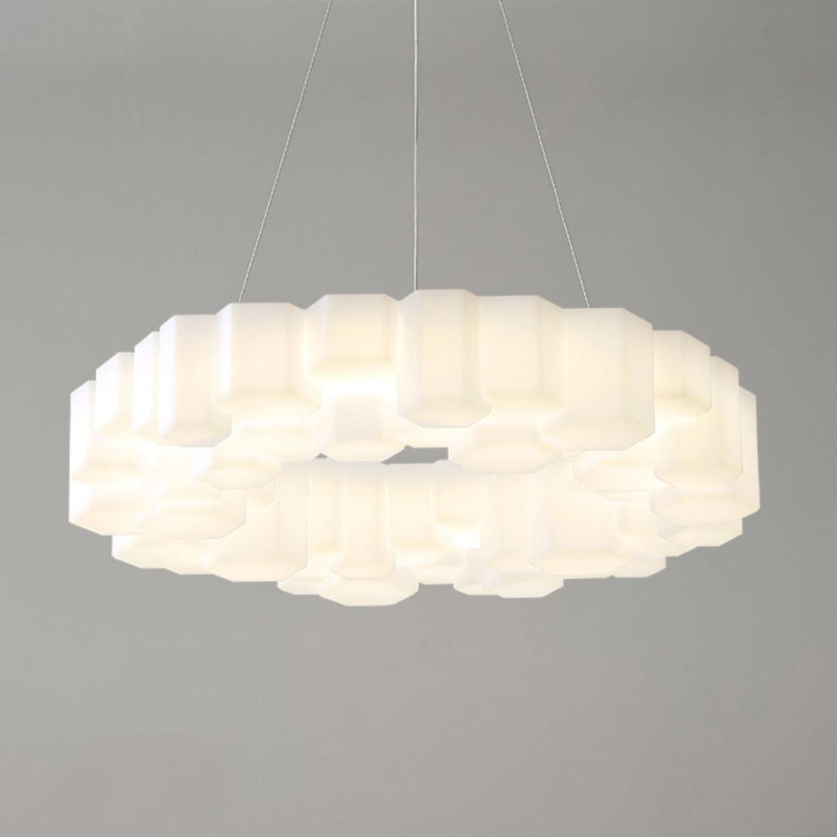 Ovenna Plastic Chandelier-Moonnatur
