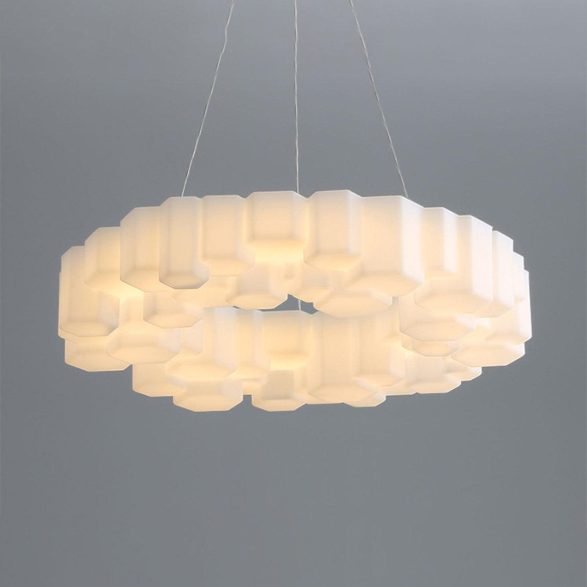 Ovenna Plastic Chandelier-Moonnatur