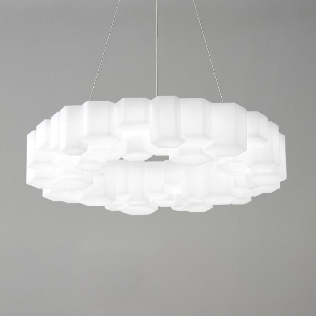 Ovenna Plastic Chandelier-Moonnatur