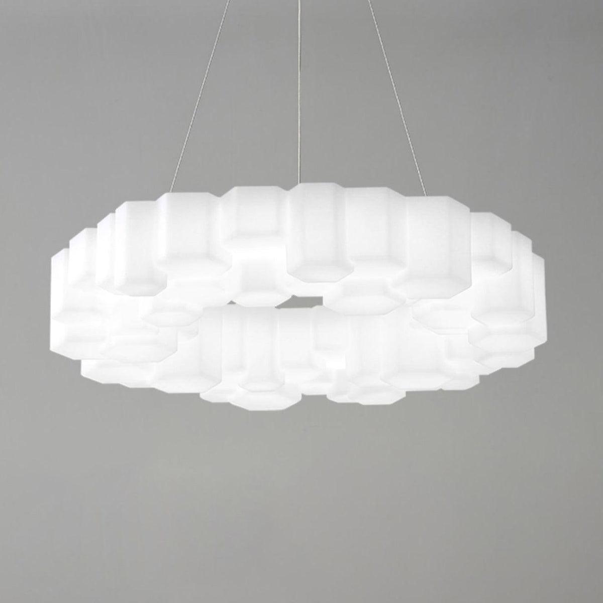 Ovenna Plastic Chandelier-Moonnatur