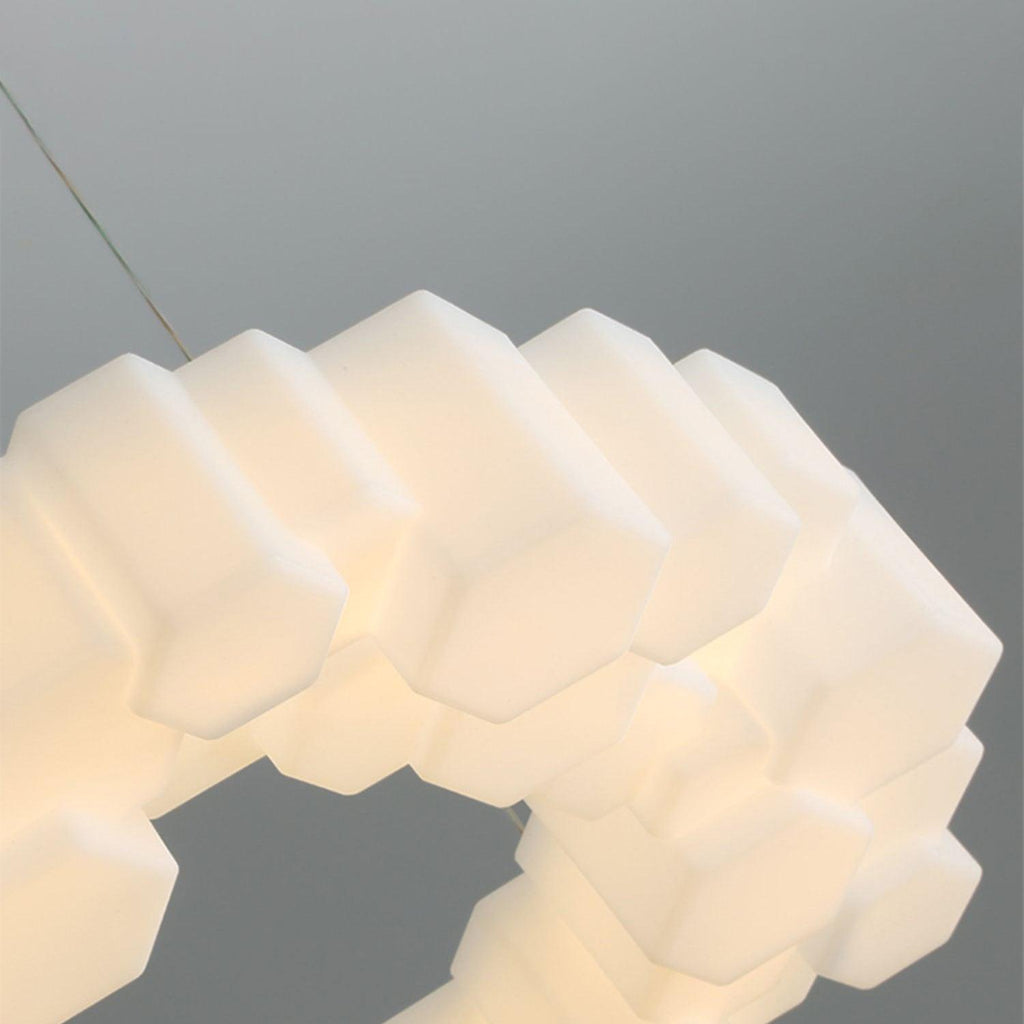 Ovenna Plastic Chandelier-Moonnatur