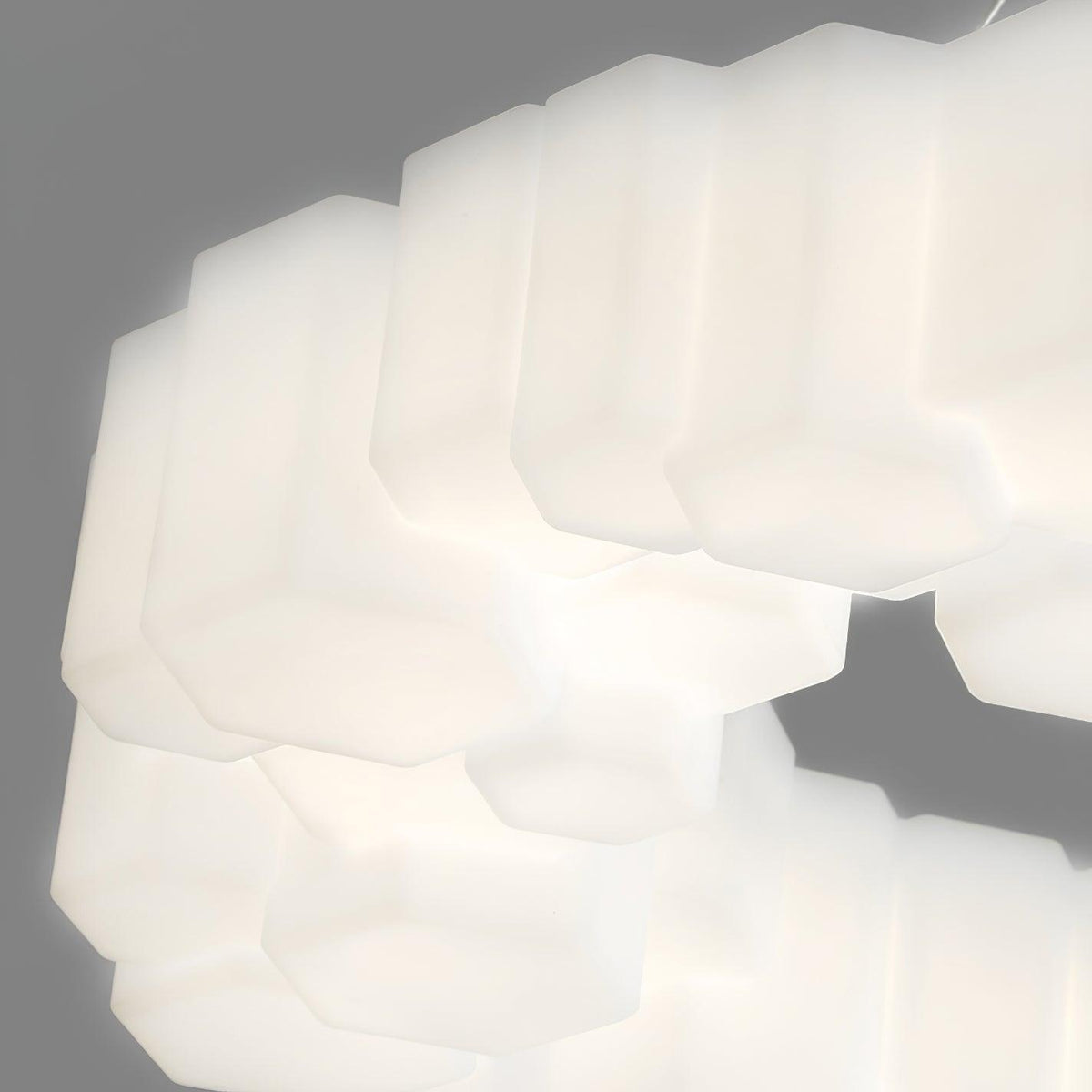 Ovenna Plastic Chandelier-Moonnatur