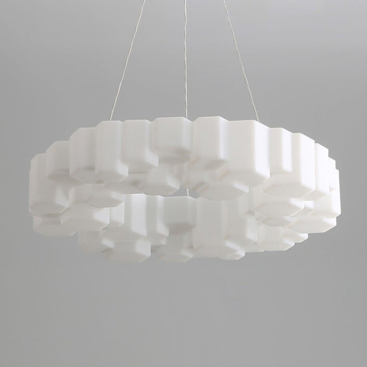 Ovenna Plastic Chandelier-Moonnatur