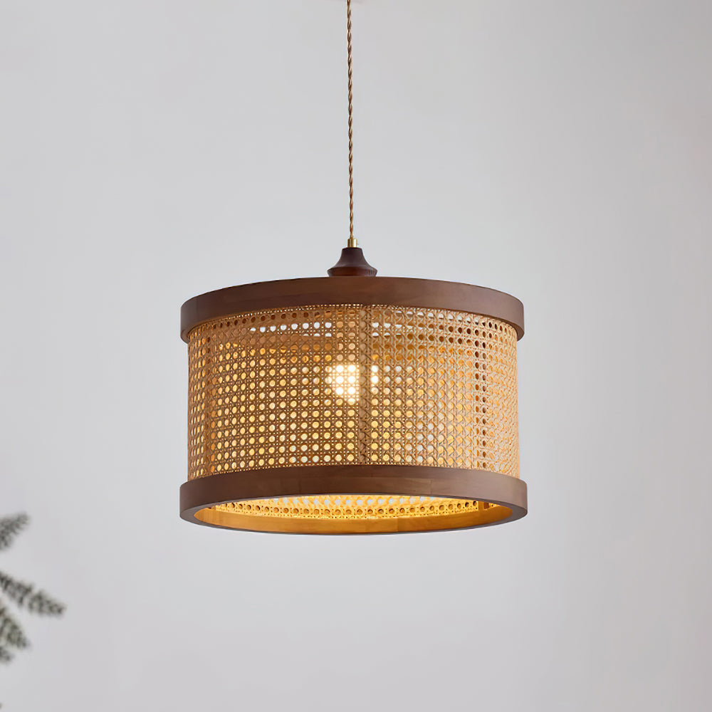 Torrenheath Rattan Pendant Light-Moonnatur