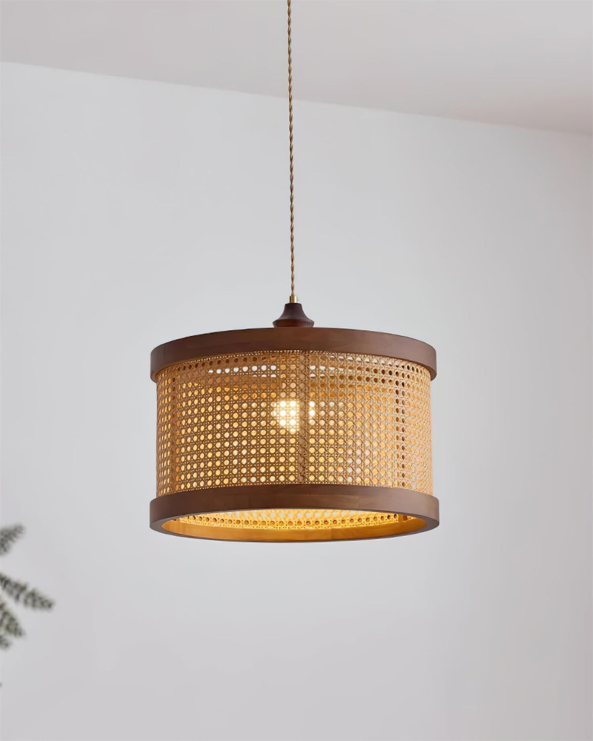 Torrenheath Rattan Pendant Light-Moonnatur