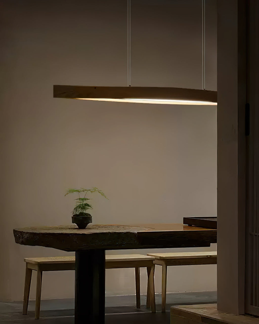 Javenn Wood Pendant Light-Moonnatur