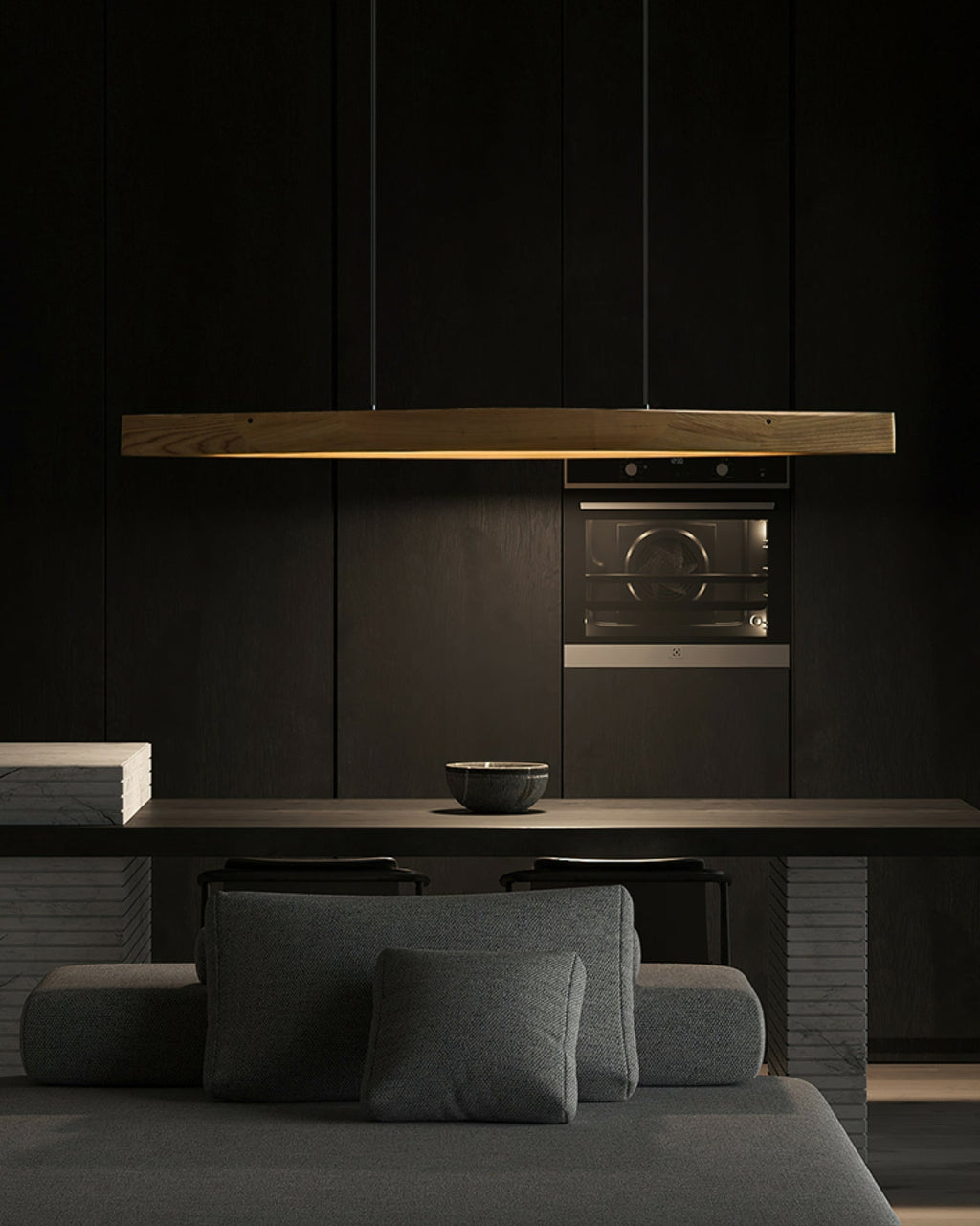 Javenn Wood Pendant Light-Moonnatur