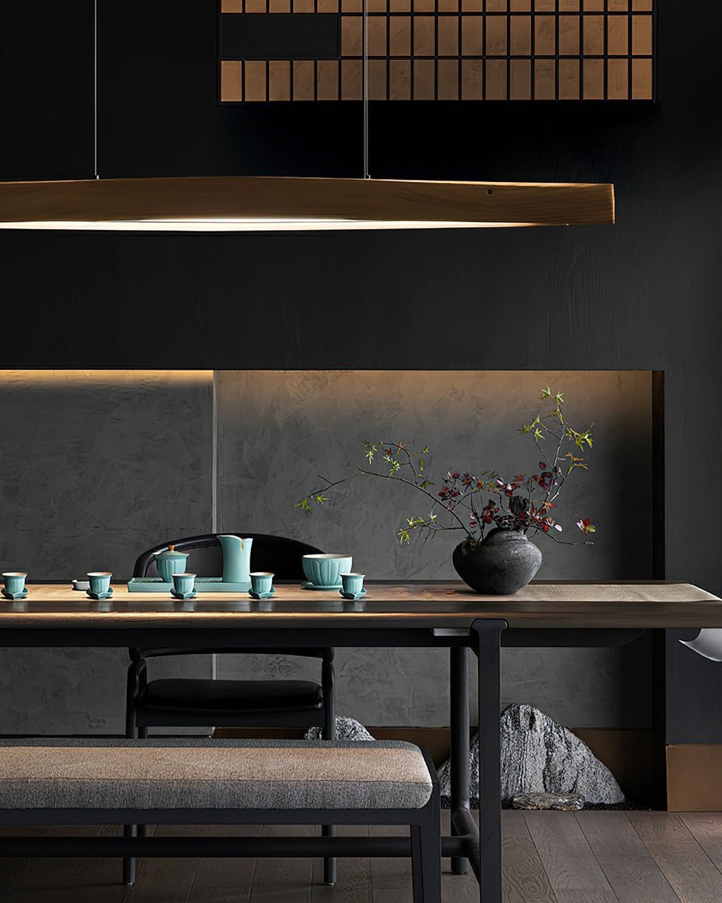 Javenn Wood Pendant Light-Moonnatur
