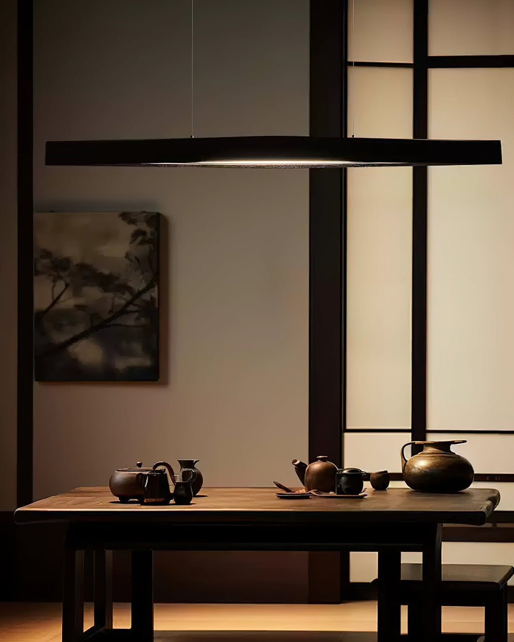 Javenn Wood Pendant Light-Moonnatur