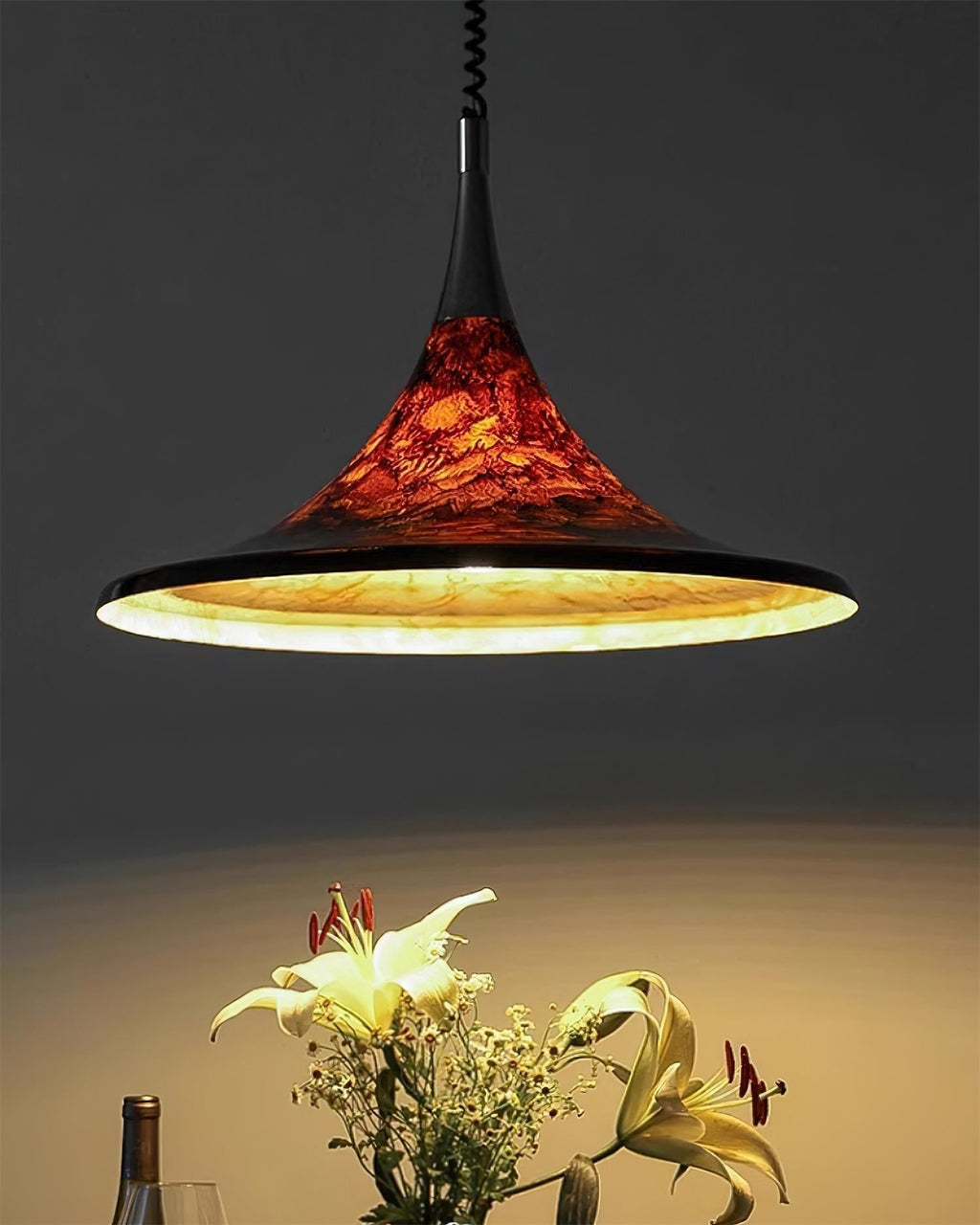 Ravelina Acrylic Pendant Light-Moonnatur