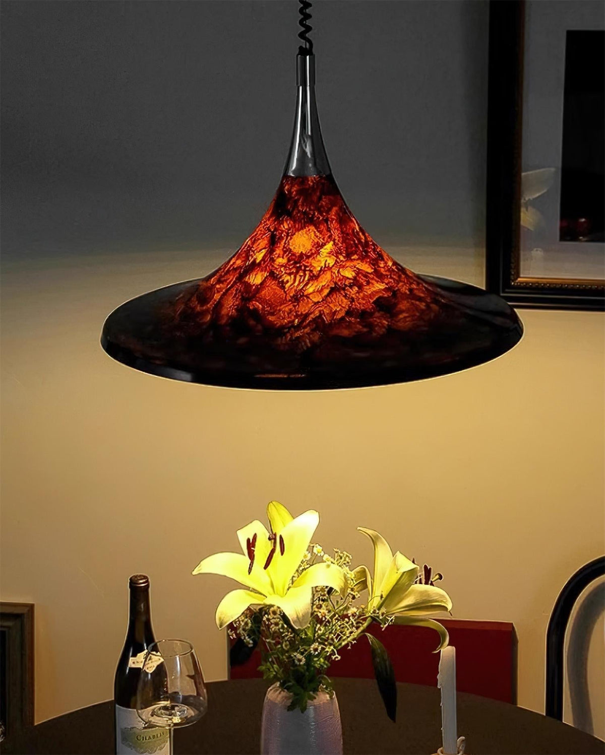 Ravelina Acrylic Pendant Light-Moonnatur