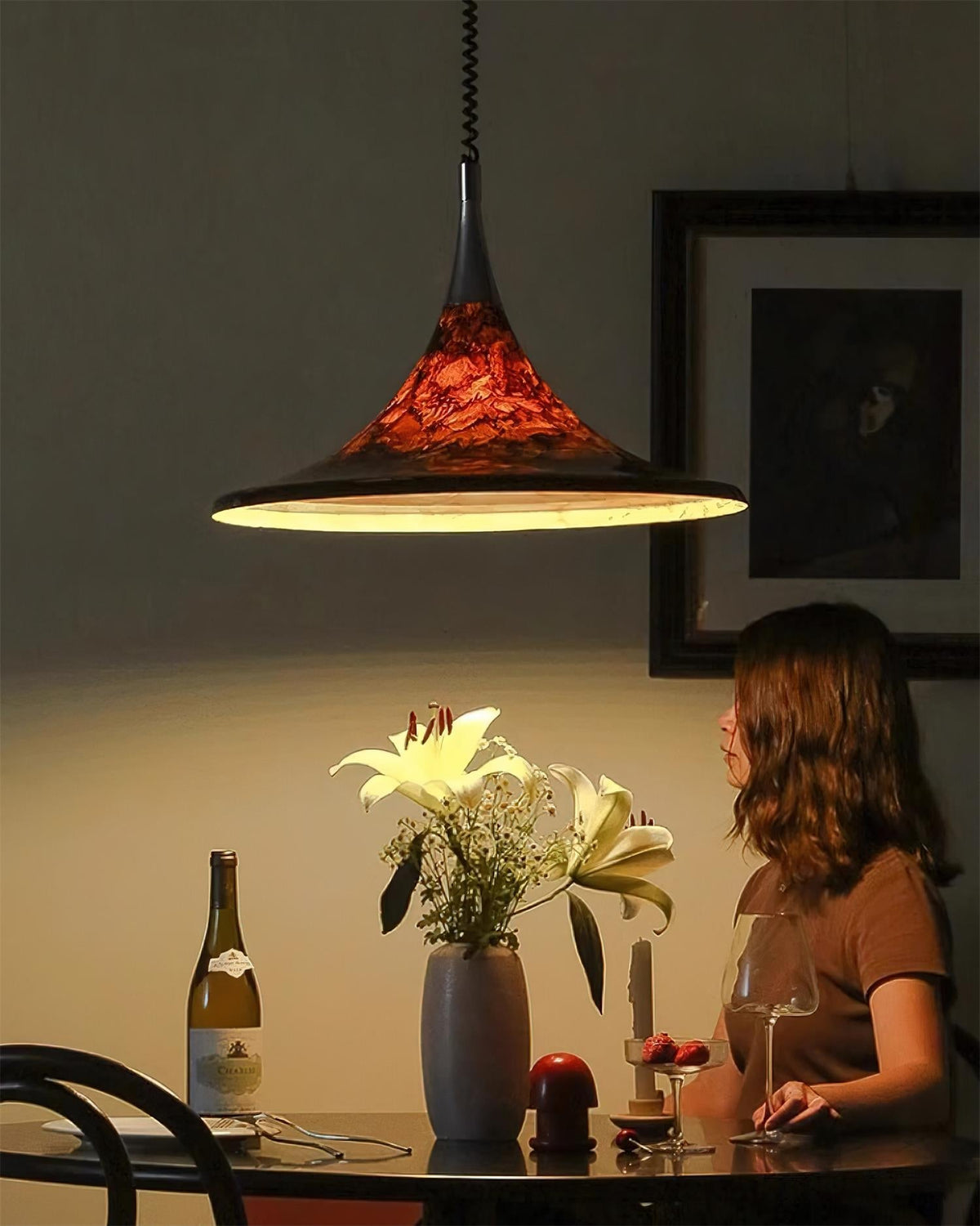 Ravelina Acrylic Pendant Light-Moonnatur