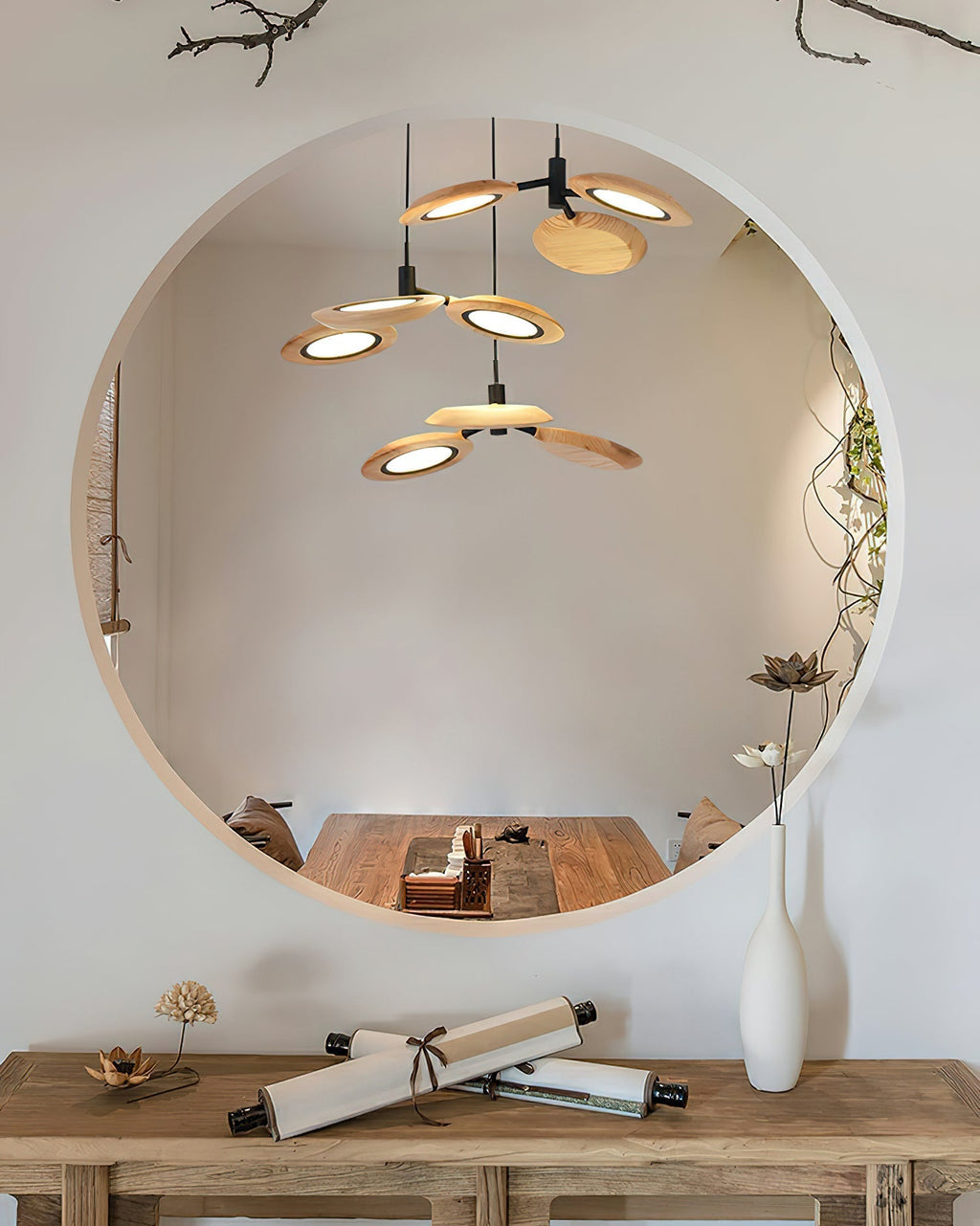 Berwiniel Wood Pendant Light-Moonnatur