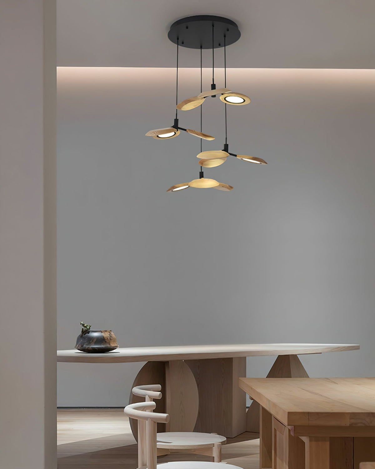 Berwiniel Wood Pendant Light-Moonnatur