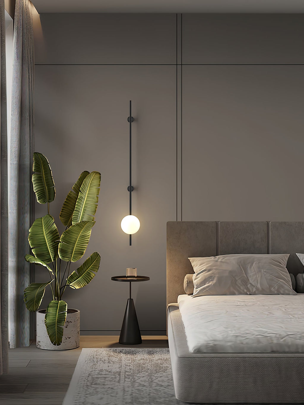 Vardenena Glass Wall Light-Moonnatur