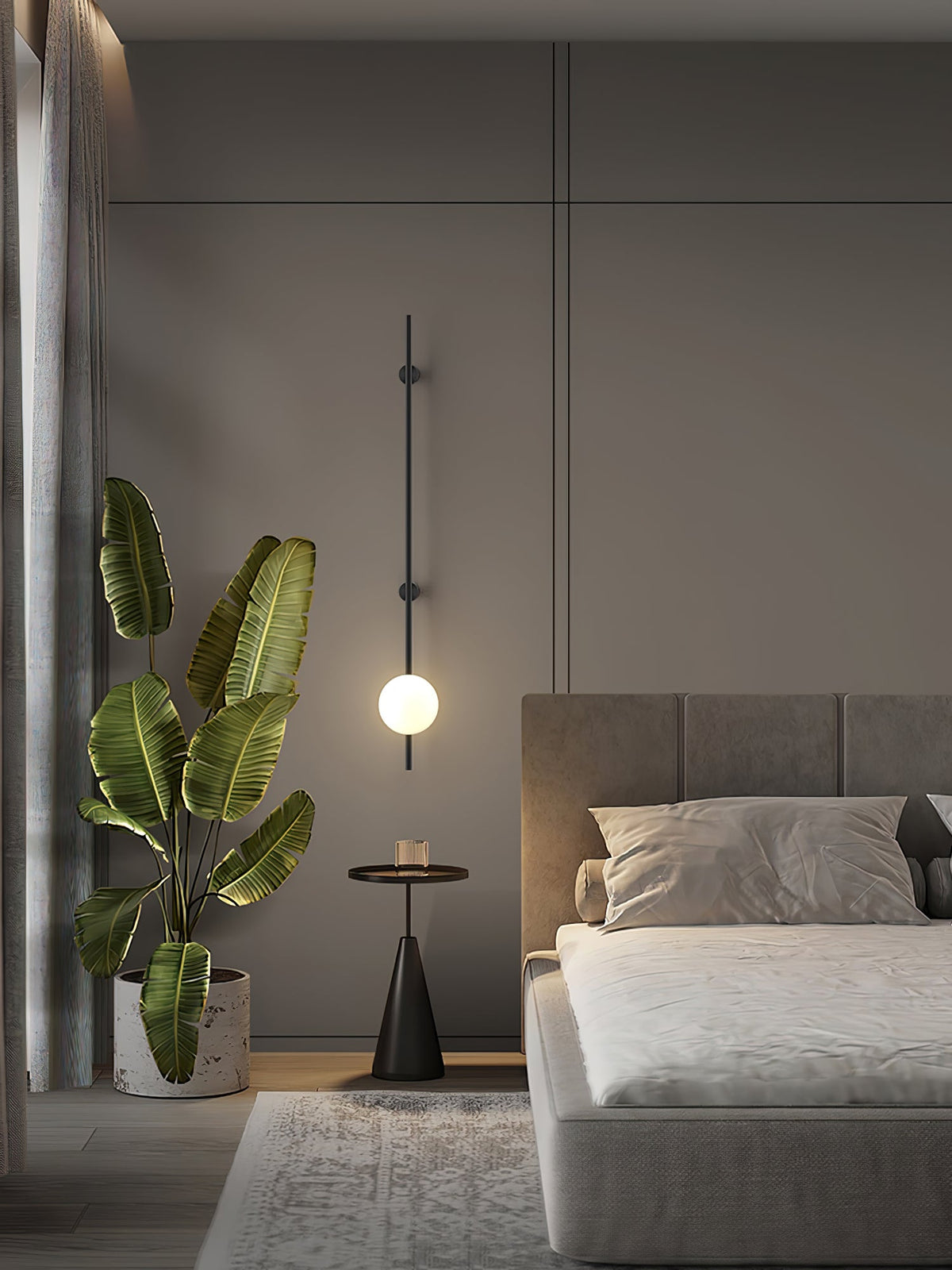 Vardenena Glass Wall Light-Moonnatur