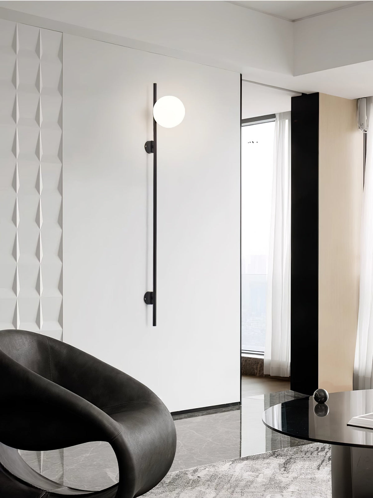Vardenena Glass Wall Light-Moonnatur